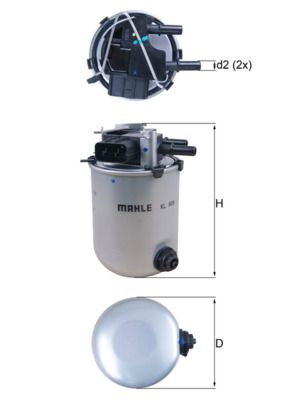 Obrázok Palivový filter KNECHT  KL909