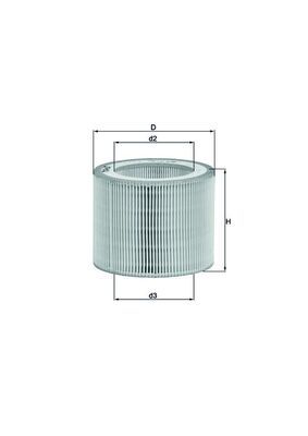 Obrázok Vzduchový filter KNECHT  LX3009