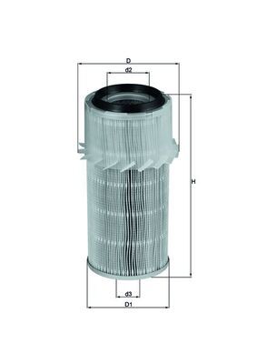 Obrázok Vzduchový filter KNECHT  LX682