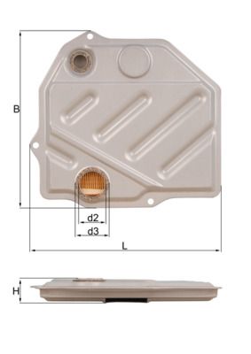 Obrázok Hydraulický filter automatickej prevodovky KNECHT  HX46