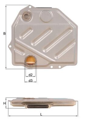 Obrázok Hydraulický filter automatickej prevodovky KNECHT  HX48