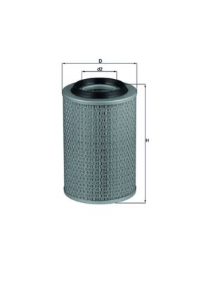 Obrázok Vzduchový filter KNECHT  LX46