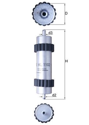 Obrázok Palivový filter KNECHT  KL1102