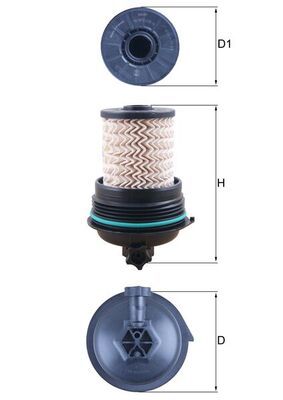 Obrázok Palivový filter KNECHT  KX480