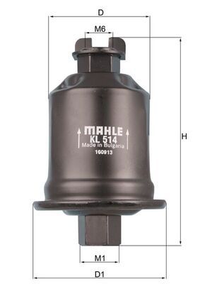 Obrázok Palivový filter KNECHT  KL514