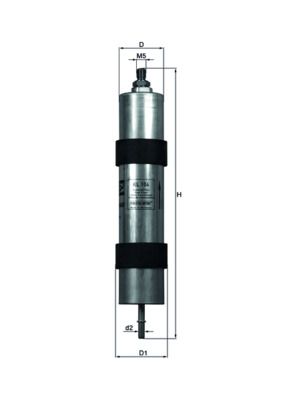 Obrázok Palivový filter KNECHT  KL104