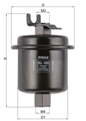 Obrázok Palivový filter KNECHT  KL185