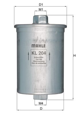 Obrázok Palivový filter KNECHT  KL204