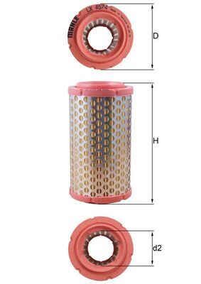 Obrázok Vzduchový filter KNECHT  LX4574