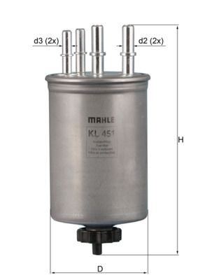 Obrázok Palivový filter KNECHT  KL451
