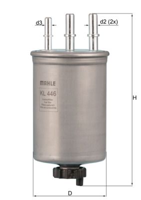 Obrázok Palivový filter KNECHT  KL446