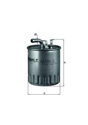 Obrázok Palivový filter KNECHT  KL1002