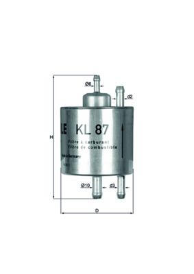 Obrázok Palivový filter KNECHT  KL87