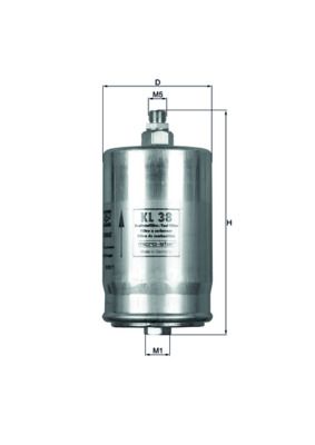 Obrázok Palivový filter KNECHT  KL38