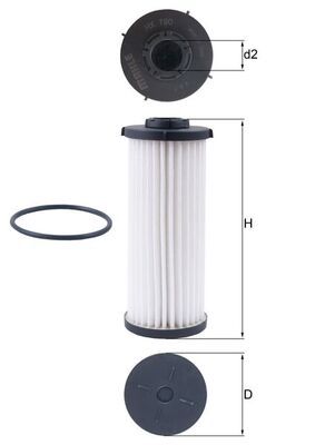Obrázok Hydraulický filter automatickej prevodovky KNECHT  HX190D