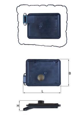 Obrázok Hydraulický filter automatickej prevodovky KNECHT  HX254D