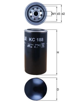 Obrázok Palivový filter KNECHT  KC188