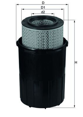 Obrázok Vzduchový filter KNECHT  LX388