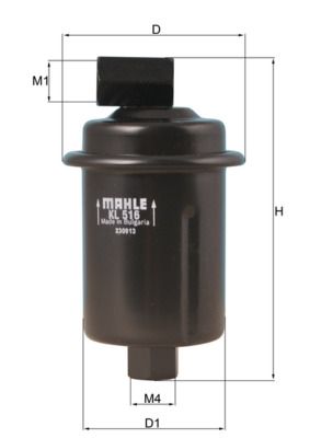 Obrázok Palivový filter KNECHT  KL516