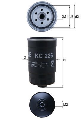Obrázok Palivový filter KNECHT  KC226