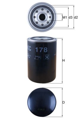Obrázok Palivový filter KNECHT  KC178