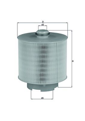Obrázok Vzduchový filter KNECHT  LX10061D