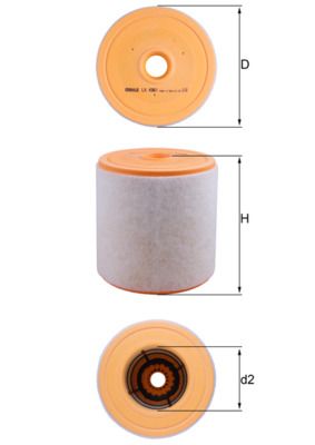 Obrázok Vzduchový filter KNECHT  LX4961