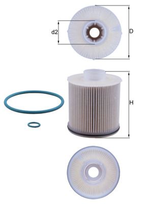 Obrázok Palivový filter KNECHT  KX486D