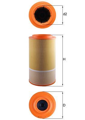 Obrázok Vzduchový filter KNECHT  LX1024