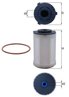 Obrázok Palivový filter KNECHT  KX655D