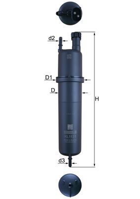 Obrázok Palivový filter KNECHT  KL1131