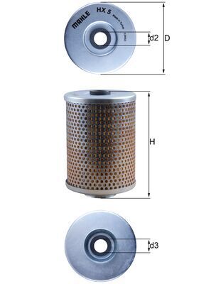Obrázok Hydraulický filter riadenia KNECHT  HX5