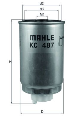 Obrázok Palivový filter KNECHT  KC487