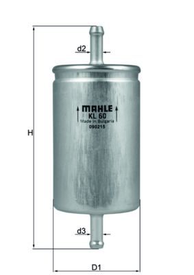 Obrázok Palivový filter KNECHT  KL60