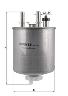 Obrázok Palivový filter KNECHT  KL834