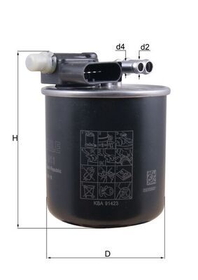 Obrázok Palivový filter KNECHT  KL911