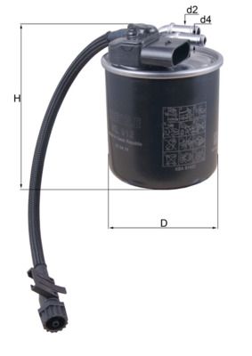 Obrázok Palivový filter KNECHT  KL912