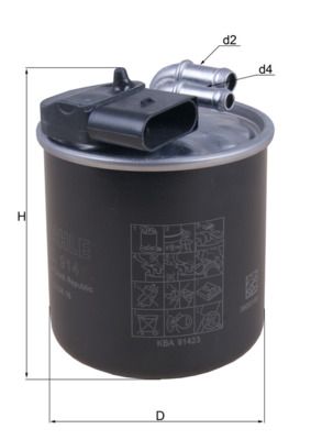 Obrázok Palivový filter KNECHT  KL914