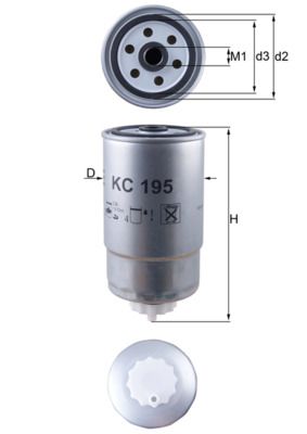 Obrázok Palivový filter KNECHT  KC195