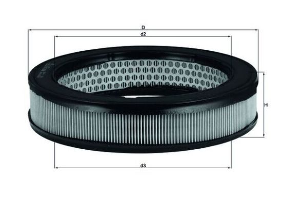 Obrázok Vzduchový filter KNECHT  LX67