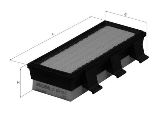 Obrázok Vzduchový filter KNECHT  LX824