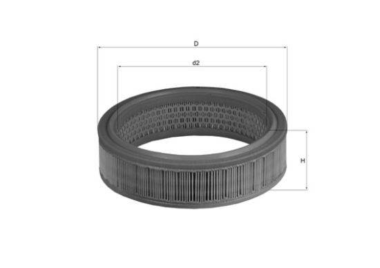 Obrázok Vzduchový filter KNECHT  LX158
