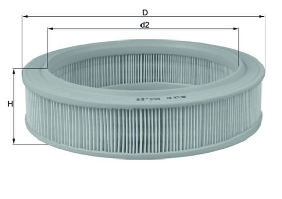Obrázok Vzduchový filter KNECHT  LX81