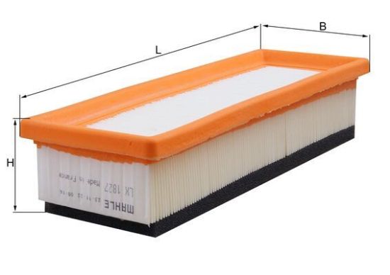 Obrázok Vzduchový filter KNECHT  LX1827