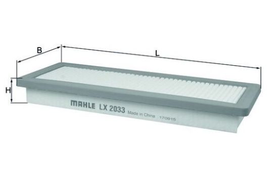 Obrázok Vzduchový filter KNECHT  LX2033