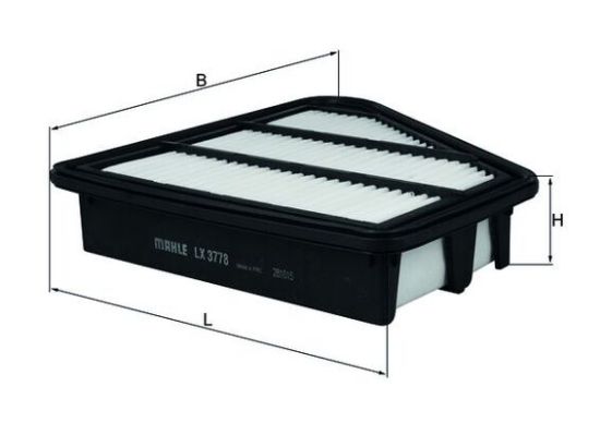 Obrázok Vzduchový filter KNECHT  LX3778