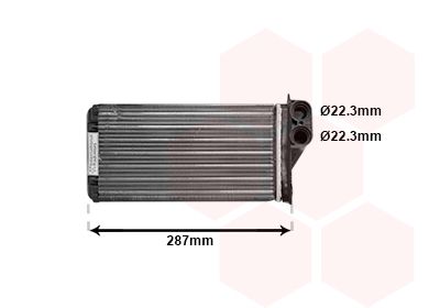 Obrázok Výmenník tepla vnútorného kúrenia VAN WEZEL *** IR PLUS *** 09006232