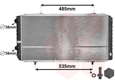 Obrázok Chladič motora VAN WEZEL *** IR PLUS *** 40002268