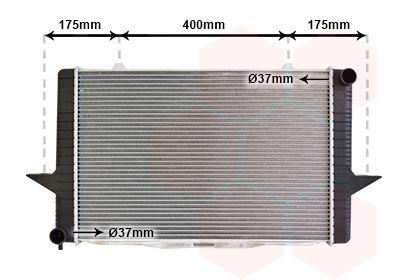 Obrázok Chladič motora VAN WEZEL  59002063