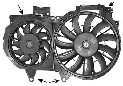 Obrázok Ventilátor chladenia motora VAN WEZEL  0325750